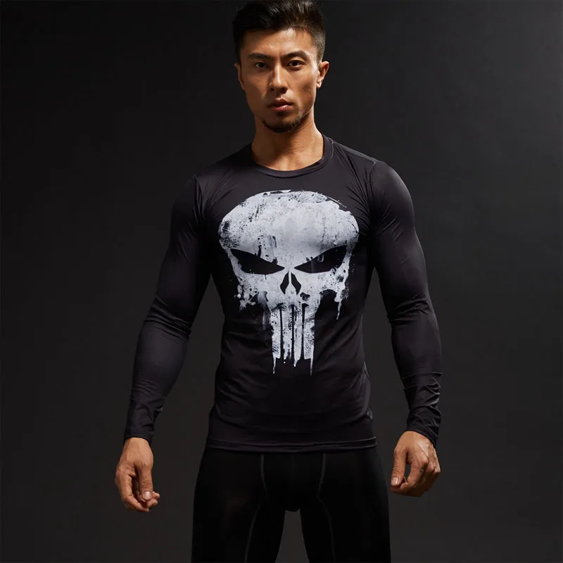 Long Sleeve 3D T Shirt Men T-Shirt Male Tee Captain America Superman tshirt Men Fitness Compression Shirt Punisher MMA
Long Sleeve 3D T Shirt Men T-Shirt Male Tee Captain America Superman tshirt Men Fitness Compression Shirt Punisher MMA