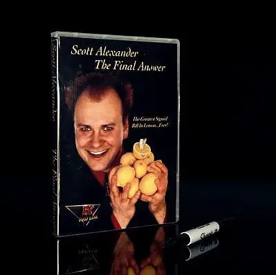 The Final Answer - Bill In Lemon Magic Tricks (Gimmick + DVD) Stage Close Up Magic Props Comedy Mentalism Accessories
The Final Answer - Bill In Lemon Magic Tricks (Gimmick + DVD) Stage Close Up Magic Props Comedy Mentalism Accessories
