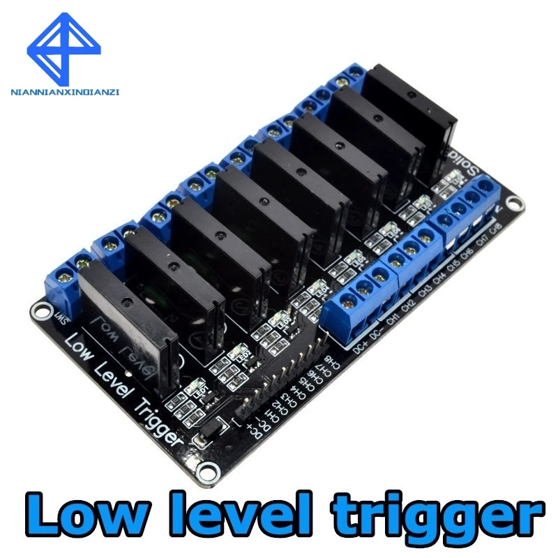 8 Channel 5V DC Relay Module 250V2A 5V 8 Channel OMRON Level Solid State Relay Module Low level trigger
8 Channel 5V DC Relay Module 250V2A 5V 8 Channel OMRON Level Solid State Relay Module Low level trigger