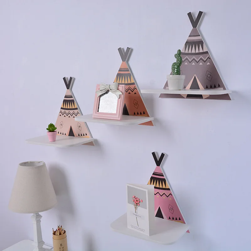D Nordic Ins Baby Room Decorative Tent Shape Wood Hanging Shelf Wall Shelf Racks Organizer Storage Shelf Kids' Gift
D Nordic Ins Baby Room Decorative Tent Shape Wood Hanging Shelf Wall Shelf Racks Organizer Storage Shelf Kids' Gift