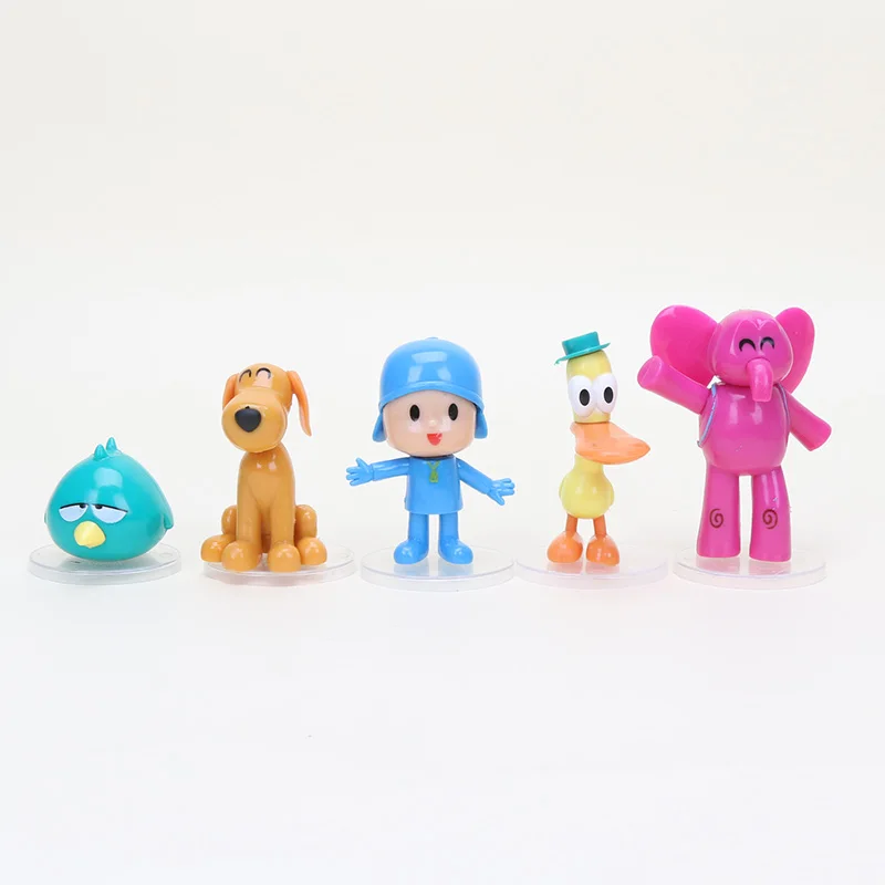 5pcs/set Cute baby Toys Pocoyo ELLY PATO Loula Sleepy Bird PVC Figures Action Toy Doll Kids Xmas Gift
5pcs/set Cute baby Toys Pocoyo ELLY PATO Loula Sleepy Bird PVC Figures Action Toy Doll Kids Xmas Gift