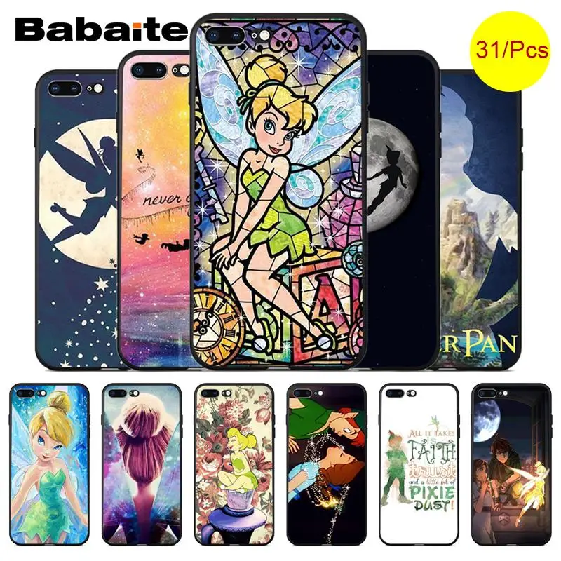 For iphone 11 Peter Pan Wendy Tinkerbell Black Soft Shell Phone Cover for iPhone X XS MAX 6 6S 7 7plus 8 8Plus 5 5S XR
For iphone 11 Peter Pan Wendy Tinkerbell Black Soft Shell Phone Cover for iPhone X XS MAX 6 6S 7 7plus 8 8Plus 5 5S XR