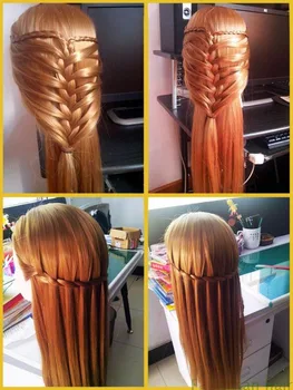 Golden 25" Training Head 100% High Temperature Fiber Hair For Hairdressing Cutting Dummy Head High Quality With Makeup
Golden 25" Training Head 100% High Temperature Fiber Hair For Hairdressing Cutting Dummy Head High Quality With Makeup
