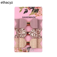 3pcs/set Girls Glitter Hair Bow Clip Rose Gold Sparkly Leather Barrette Gift Hairpin Women Party Headwear Kids Hair Accessories
3pcs/set Girls Glitter Hair Bow Clip Rose Gold Sparkly Leather Barrette Gift Hairpin Women Party Headwear Kids Hair Accessories