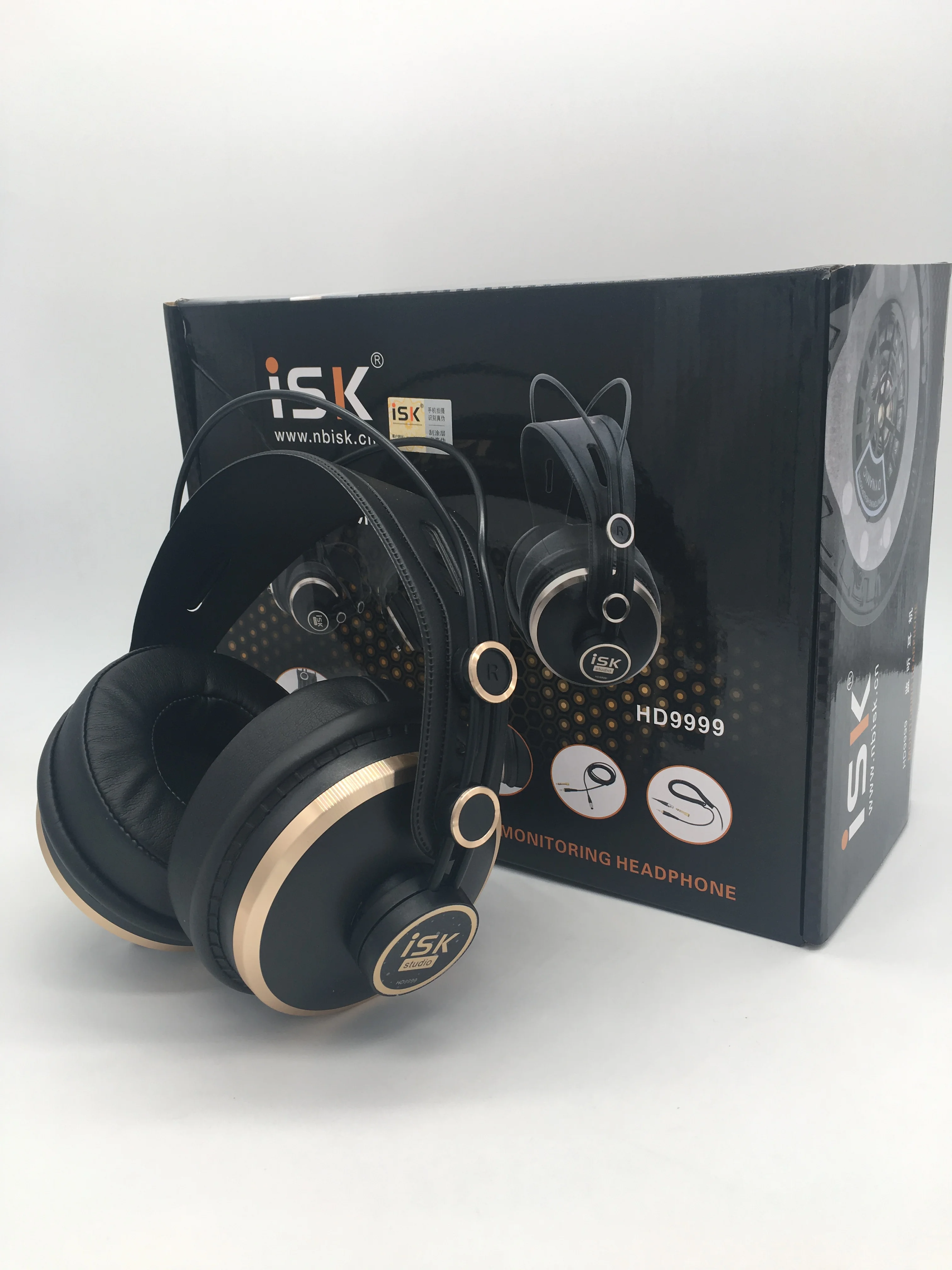 Original ISK HD9999 HD monitor headphone fully enclosed monitoring earphone DJ/audio mixing/recording studio headset
Original ISK HD9999 HD monitor headphone fully enclosed monitoring earphone DJ/audio mixing/recording studio headset