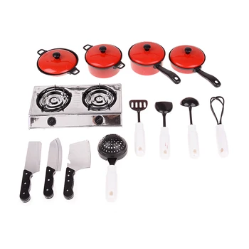 13Pcs/Set Dollhouse Mini Utensils Cooking Pot Pan Cookware Role Play Simulation Cook Kitchen Pretend Play House Toy Set Gift
13Pcs/Set Dollhouse Mini Utensils Cooking Pot Pan Cookware Role Play Simulation Cook Kitchen Pretend Play House Toy Set Gift