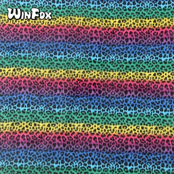 Winfox Fashion 100%Cotton Rainbow Color Leopard Print Paisley Bandana Kerchief Foulard Square Head Scarf For Women Men Female
Winfox Fashion 100%Cotton Rainbow Color Leopard Print Paisley Bandana Kerchief Foulard Square Head Scarf For Women Men Female