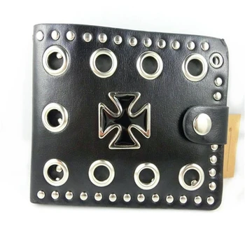 Fashion Rock Punk Wallet Big Mushroom Rivet Double Skull Alloy Short Vintage Leather Gothic Purse Coin Card Holder Wallets
Fashion Rock Punk Wallet Big Mushroom Rivet Double Skull Alloy Short Vintage Leather Gothic Purse Coin Card Holder Wallets