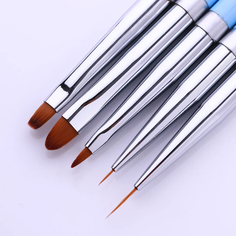 Pink Blue Gradient Handle Nail Liner Painting Pen Brush Flat Head UV Gel Drawing Brush Manicure Nail Art DIY Beauty Paint Tool
Pink Blue Gradient Handle Nail Liner Painting Pen Brush Flat Head UV Gel Drawing Brush Manicure Nail Art DIY Beauty Paint Tool