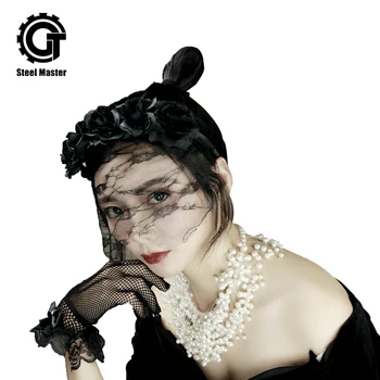2019 Gothic More Delicate New Rose Flower Lace Veil Halloween Headband Party Christmas Day Ladies Headband
2019 Gothic More Delicate New Rose Flower Lace Veil Halloween Headband Party Christmas Day Ladies Headband