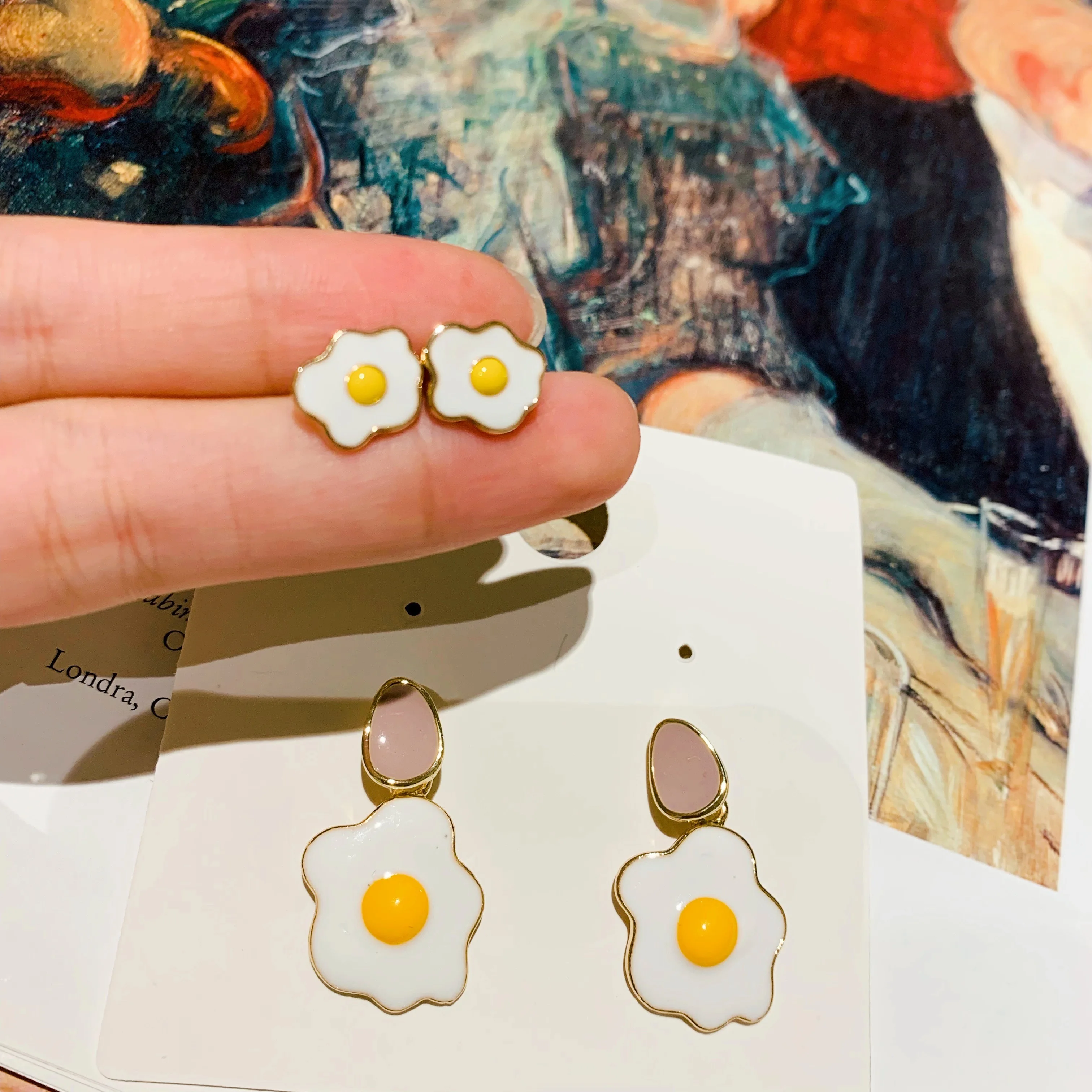 Neatear 2019 Personalized fashion egg shape summer ladies fresh versatile earrings
Neatear 2019 Personalized fashion egg shape summer ladies fresh versatile earrings