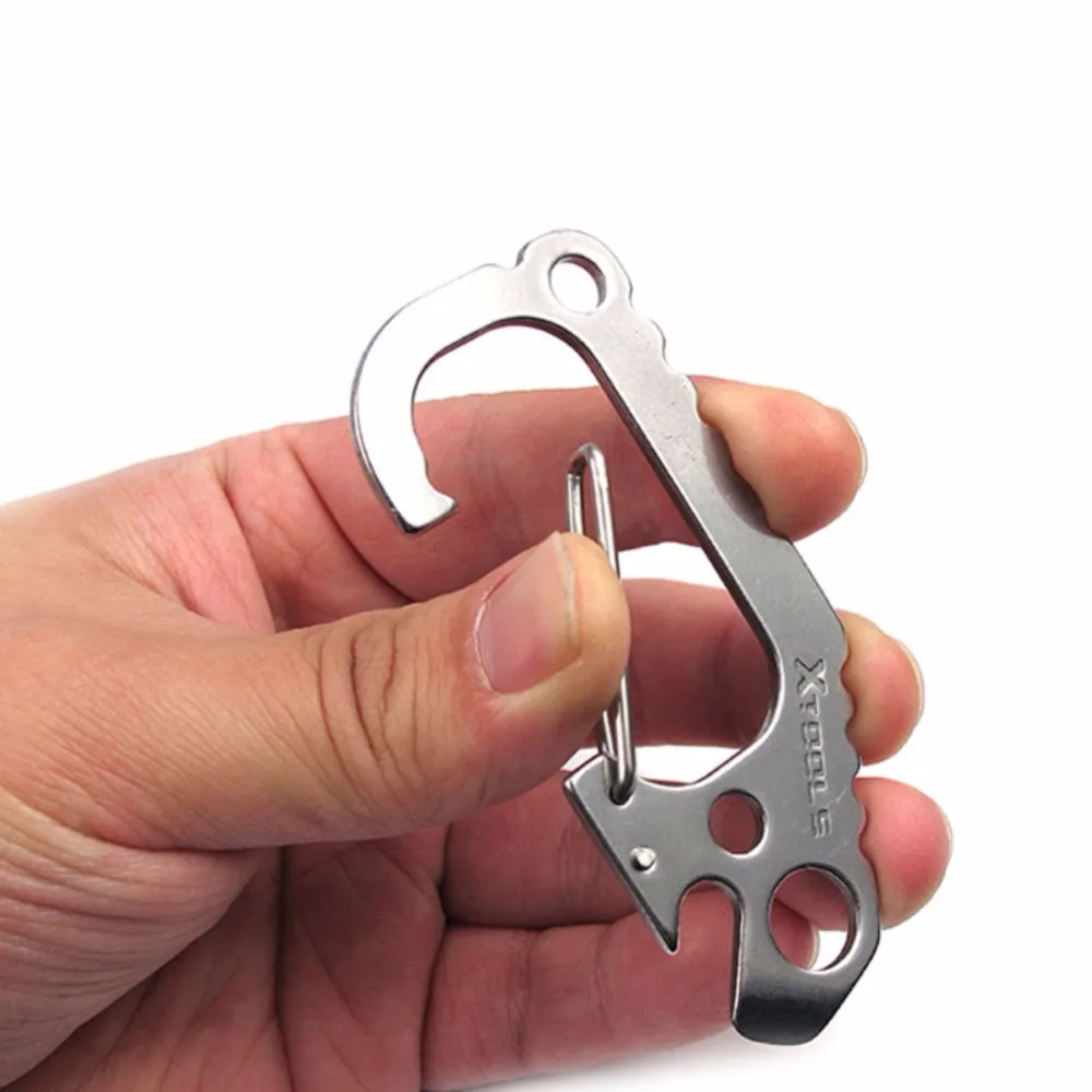 1PC EDC Gear Multifunctional Stainless Steel Carabiner Cap Bottle Opener Keychain Buckle Outdoor Tools
1PC EDC Gear Multifunctional Stainless Steel Carabiner Cap Bottle Opener Keychain Buckle Outdoor Tools
