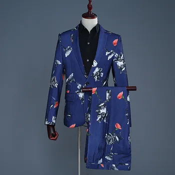 HOBO 2020 men host for digital printing flowers the groom dress suit suits show MC studio take two themes
HOBO 2020 men host for digital printing flowers the groom dress suit suits show MC studio take two themes