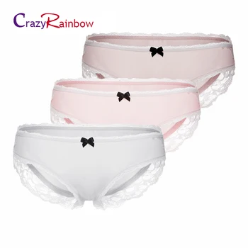 3 Pieces a lot! women's sexy lace panties seamless low-Rise cotton breathable panty Hollow briefs Plus Size girl underwear
3 Pieces a lot! women's sexy lace panties seamless low-Rise cotton breathable panty Hollow briefs Plus Size girl underwear
