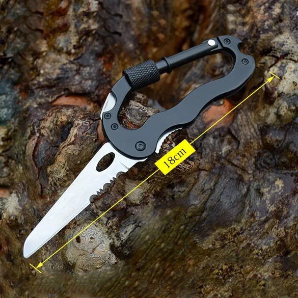 New Outdoor Survival 5 in 1 Camping Gear Hiking Aluminum Kits Travel Trekking Carabiner Hook Multi Tool Buckle Hunting Rock Lock
New Outdoor Survival 5 in 1 Camping Gear Hiking Aluminum Kits Travel Trekking Carabiner Hook Multi Tool Buckle Hunting Rock Lock