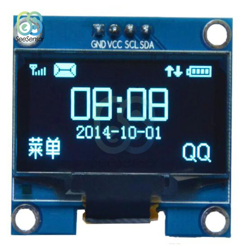 4Pin 1.3" 1.3 inch Blue OLED 128X64 OLED Display Screen Module Board for arduino 1.3" IIC I2C Communicate
4Pin 1.3" 1.3 inch Blue OLED 128X64 OLED Display Screen Module Board for arduino 1.3" IIC I2C Communicate
