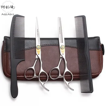 Suit 6" 17.5cm AQIABI Brand Thinning Scissors Cutting Shears Hairdresser's Scissors Down Teeth Professional Hair Scissors A1115
Suit 6" 17.5cm AQIABI Brand Thinning Scissors Cutting Shears Hairdresser's Scissors Down Teeth Professional Hair Scissors A1115