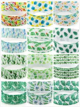 5/8"16mm Green Leaf Series Water Color Leaves Printed Fold Over Elastic Ribbon DIY Pack Stuffs Hair Band Making 50Yards/Roll
5/8"16mm Green Leaf Series Water Color Leaves Printed Fold Over Elastic Ribbon DIY Pack Stuffs Hair Band Making 50Yards/Roll