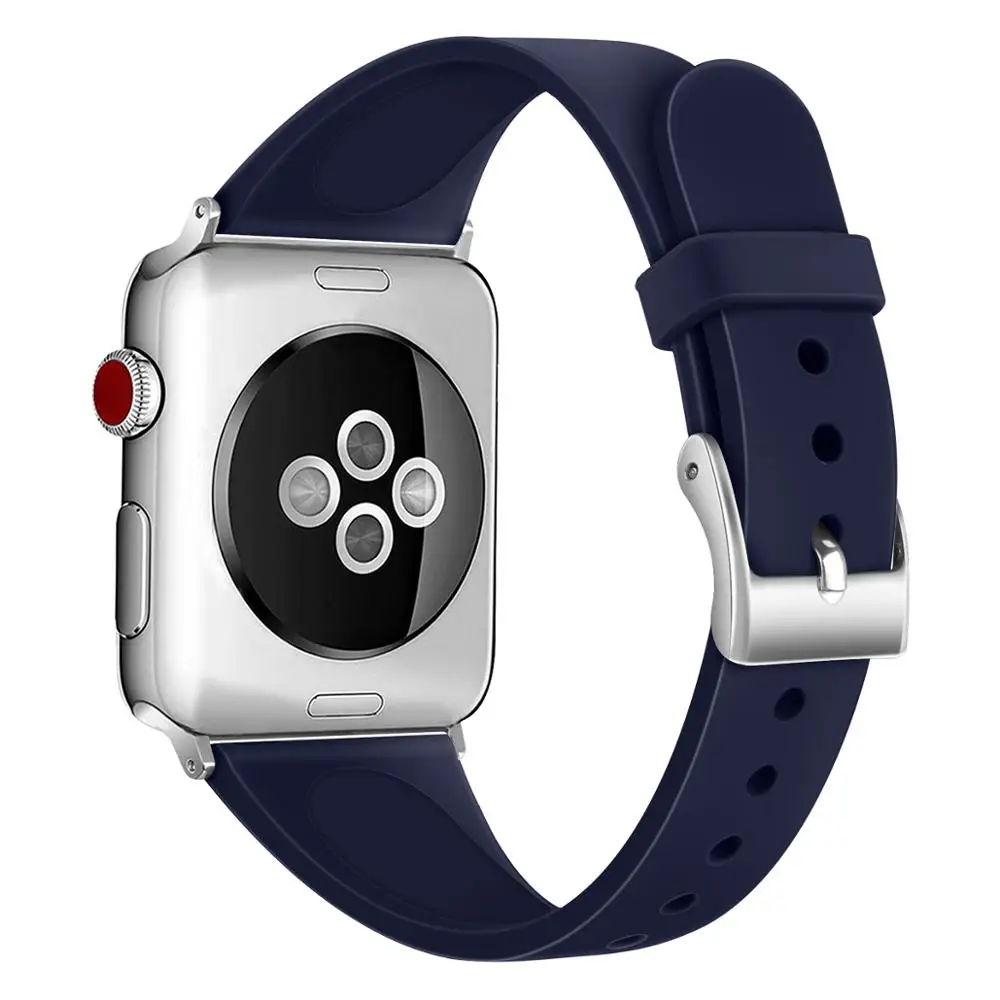 Bracelet For Apple Watch Band 38mm 40mm 42mm 44mm Silicone Apple Watch Strap Iwatch Bands For Apple Watch Series4/3/2/1 81006
Bracelet For Apple Watch Band 38mm 40mm 42mm 44mm Silicone Apple Watch Strap Iwatch Bands For Apple Watch Series4/3/2/1 81006