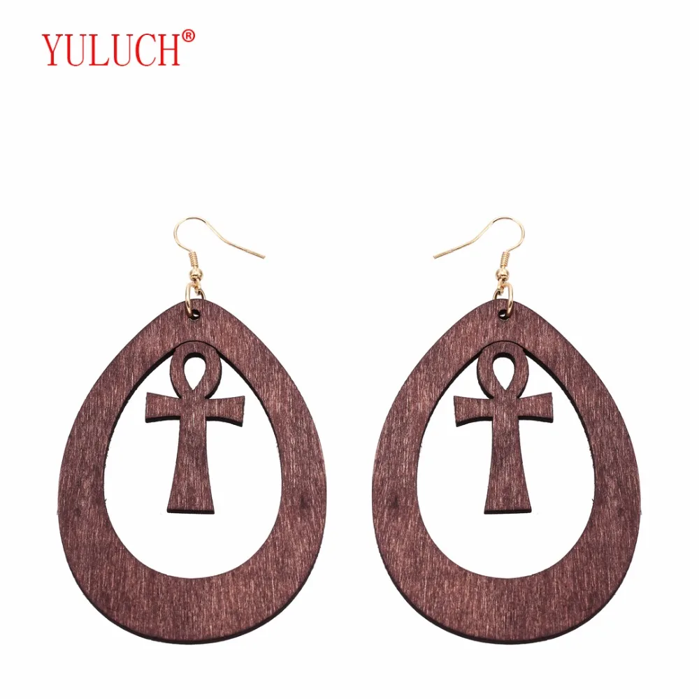 YULUCH 2018 Hot hollow oval wooden cross human earrings fashion women design jewelry gifts
YULUCH 2018 Hot hollow oval wooden cross human earrings fashion women design jewelry gifts