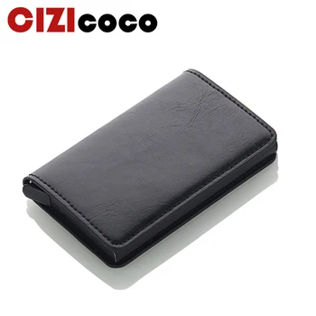 2019 New Card Holder Men And Women Metal Credit Card Holder Vintage Aluminium Box Crazy Horse PU Leather Fashion Card Wallet
2019 New Card Holder Men And Women Metal Credit Card Holder Vintage Aluminium Box Crazy Horse PU Leather Fashion Card Wallet
