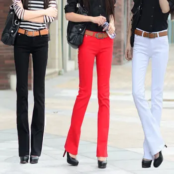 2019 Women Fashion Candy Color Wide Leg Pants Casual Elastic Pencil Pants Vintage Women Trousers Female Stretch Cotton Leggings
2019 Women Fashion Candy Color Wide Leg Pants Casual Elastic Pencil Pants Vintage Women Trousers Female Stretch Cotton Leggings
