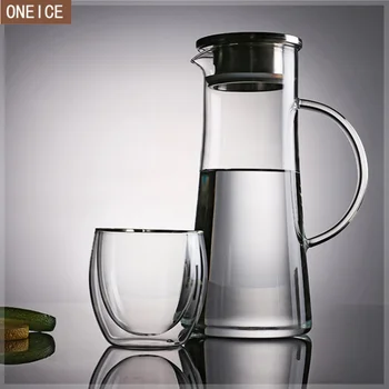 New large capacity glass jug With glass handle high temperature resistant glass coffee pot stainless steel filter teapot 1500ml
New large capacity glass jug With glass handle high temperature resistant glass coffee pot stainless steel filter teapot 1500ml