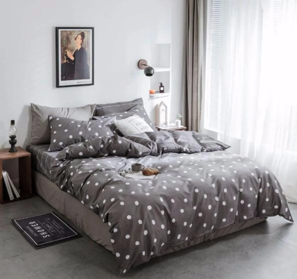 Twin Full Queen King Cotton 3/4Pcs Bedding Set Bedclothes Bed Linens Duvet Cover Pillowcases Flat Sheets Or Fitted Bed Sheet Dot
Twin Full Queen King Cotton 3/4Pcs Bedding Set Bedclothes Bed Linens Duvet Cover Pillowcases Flat Sheets Or Fitted Bed Sheet Dot