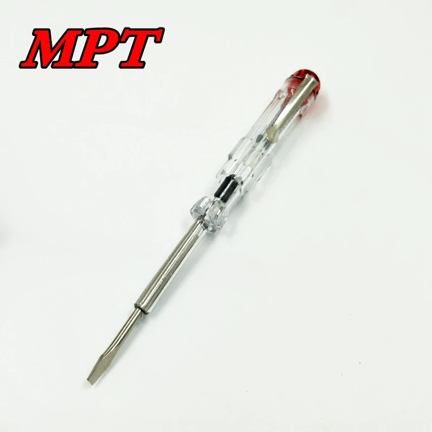 1 PCS Plastic Grip Slotted Screwdriver 100-500V AC Voltage Tester 3*140mm Eletricity Tester
1 PCS Plastic Grip Slotted Screwdriver 100-500V AC Voltage Tester 3*140mm Eletricity Tester