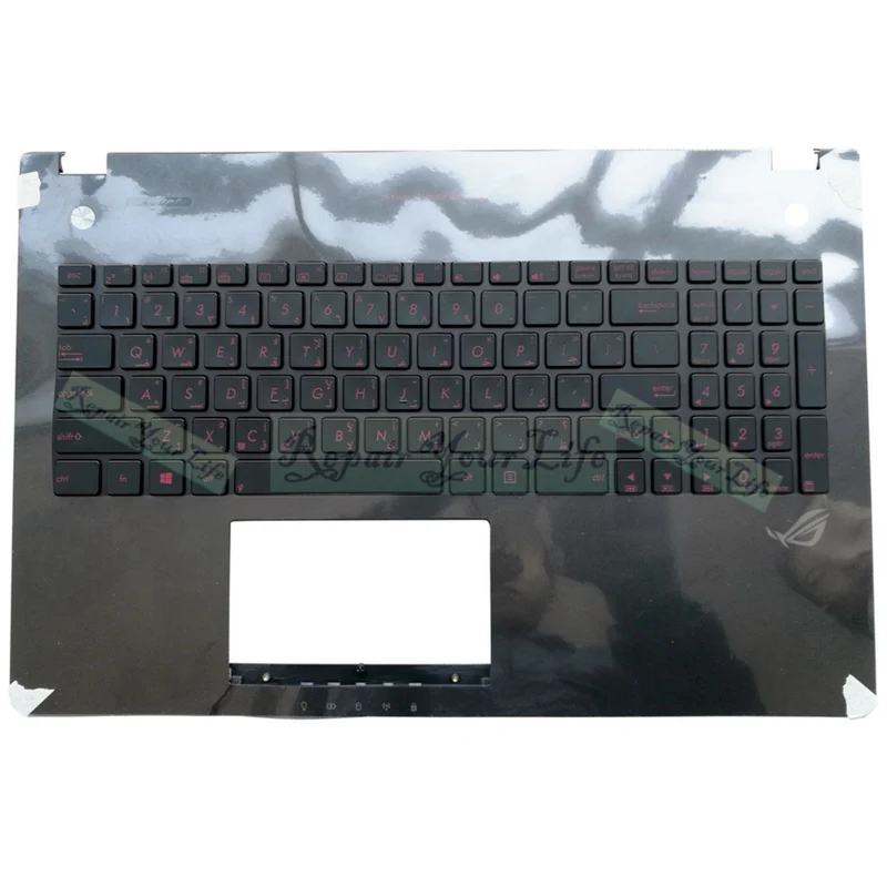 Repair You Life Backlit N56 N56JK AR Arabic Laptop keyboard 90NB06D5-R31AR0 9Z.N8BBQ.M0A 0KNB0-6628AR00 NSK-UPM0A Palmrest C
Repair You Life Backlit N56 N56JK AR Arabic Laptop keyboard 90NB06D5-R31AR0 9Z.N8BBQ.M0A 0KNB0-6628AR00 NSK-UPM0A Palmrest C