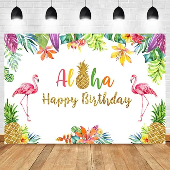 Tropical Flamingo Birthday Backdrop Aloha Happy Birthday Gold Pineapple Background Hawaii Birthday Party Photography Backdrops
Tropical Flamingo Birthday Backdrop Aloha Happy Birthday Gold Pineapple Background Hawaii Birthday Party Photography Backdrops