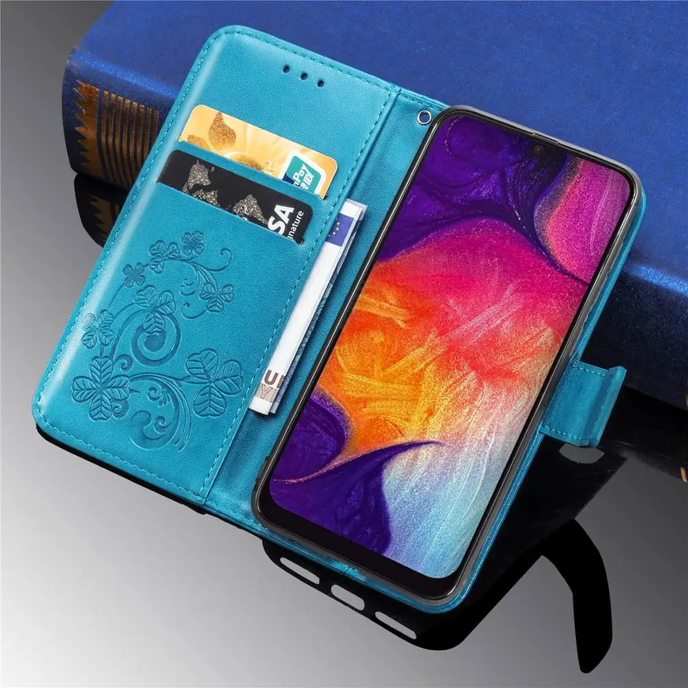 Для samsung Galaxy A20 Core A10 A30 A40 A70 A50 чехол кожаный бумажник откидная крышка для задняя
