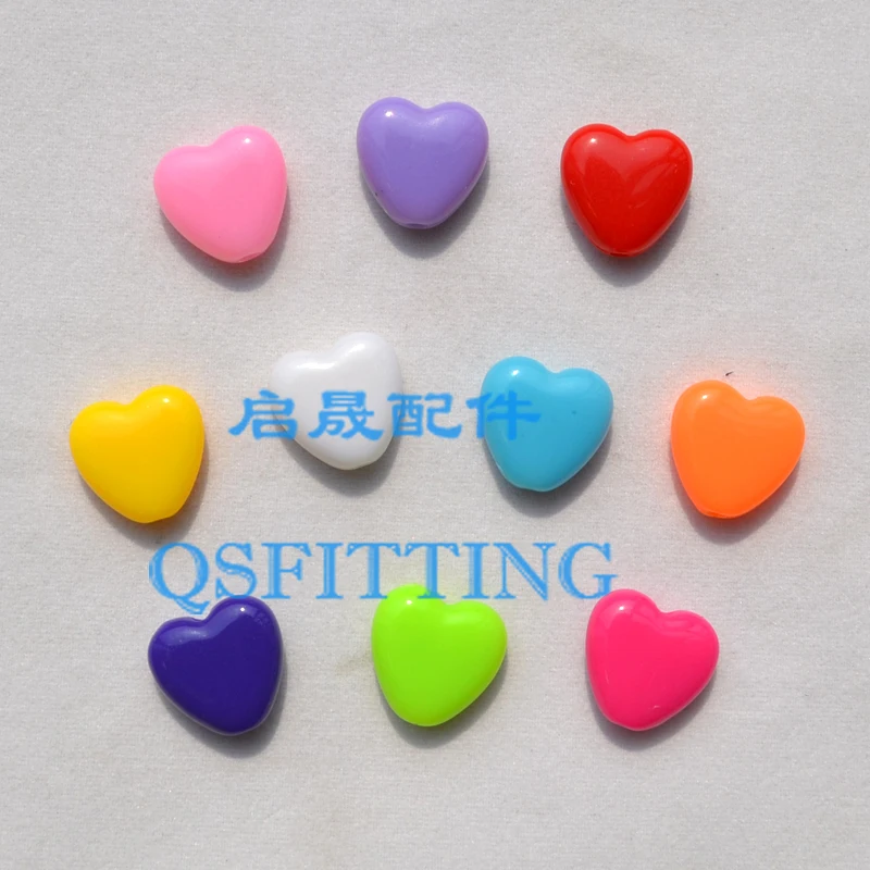 100pcs DIY Children jewelry Handmade Accessory 12MM Acrylic Sugar Beads Heart shape Mix Color Bracelet Making Department
100pcs DIY Children jewelry Handmade Accessory 12MM Acrylic Sugar Beads Heart shape Mix Color Bracelet Making Department