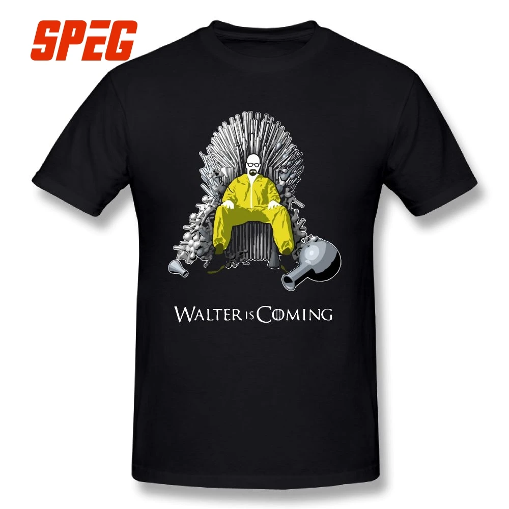 Walter Is Coming Breaking Bad X Game Of Thrones Tees Short Sleeved T-Shirts Purified Cotton 2018 New Men's T Shirts
Walter Is Coming Breaking Bad X Game Of Thrones Tees Short Sleeved T-Shirts Purified Cotton 2018 New Men's T Shirts
