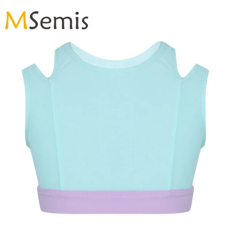 Kids Girls Gymnastic Swimsuit Ballet Crop Top Girls Stretchy Criss Cross Back Tanks Bra Tops for Dance Stage Performance Workout
Kids Girls Gymnastic Swimsuit Ballet Crop Top Girls Stretchy Criss Cross Back Tanks Bra Tops for Dance Stage Performance Workout