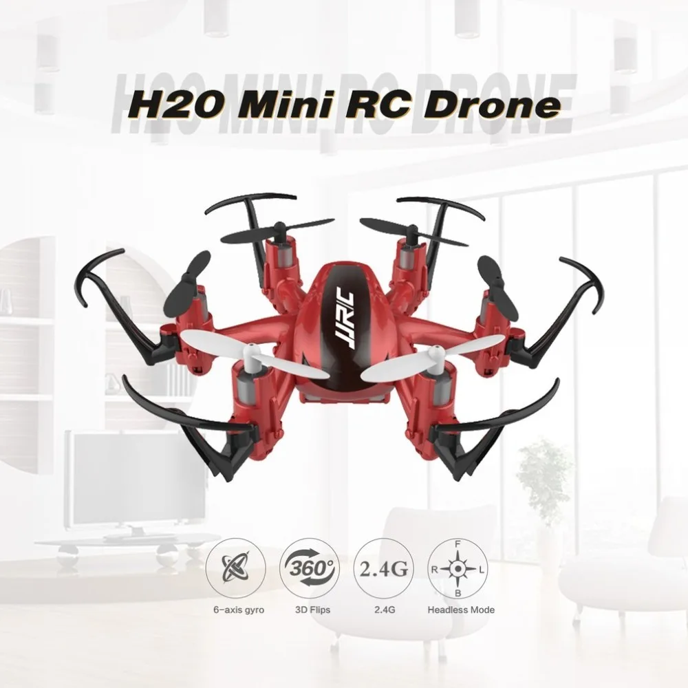

JJR/C H20 2.4GHz 4 Channels 6-axis Gyro Mini Drone RTF Hexacopter RC Quadcopter With CF Headless Mode 3D Flips & Rolls
