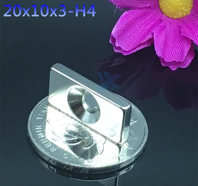50pcs/lot 20x10x3mm 4mm Hole N35 Super Rare Earth Strong Block Neodymium Magnet 20*10*3 Free Shipping
50pcs/lot 20x10x3mm 4mm Hole N35 Super Rare Earth Strong Block Neodymium Magnet 20*10*3 Free Shipping