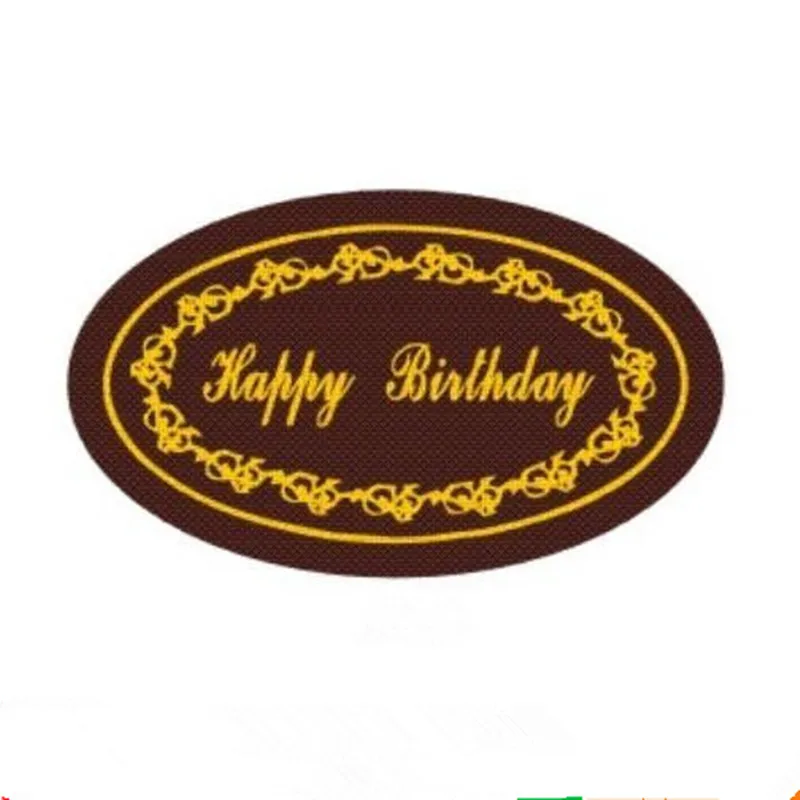 10 Pieces Happy Birthday Chocolate Transfer Sheet DIY Chocolate Decorating 21*33cm
10 Pieces Happy Birthday Chocolate Transfer Sheet DIY Chocolate Decorating 21*33cm
