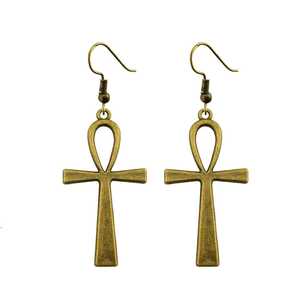 52x28mm Simple Ankh Cross Charm Dangle Earring Charming Drop Earring Women Dropship Suppliers
52x28mm Simple Ankh Cross Charm Dangle Earring Charming Drop Earring Women Dropship Suppliers