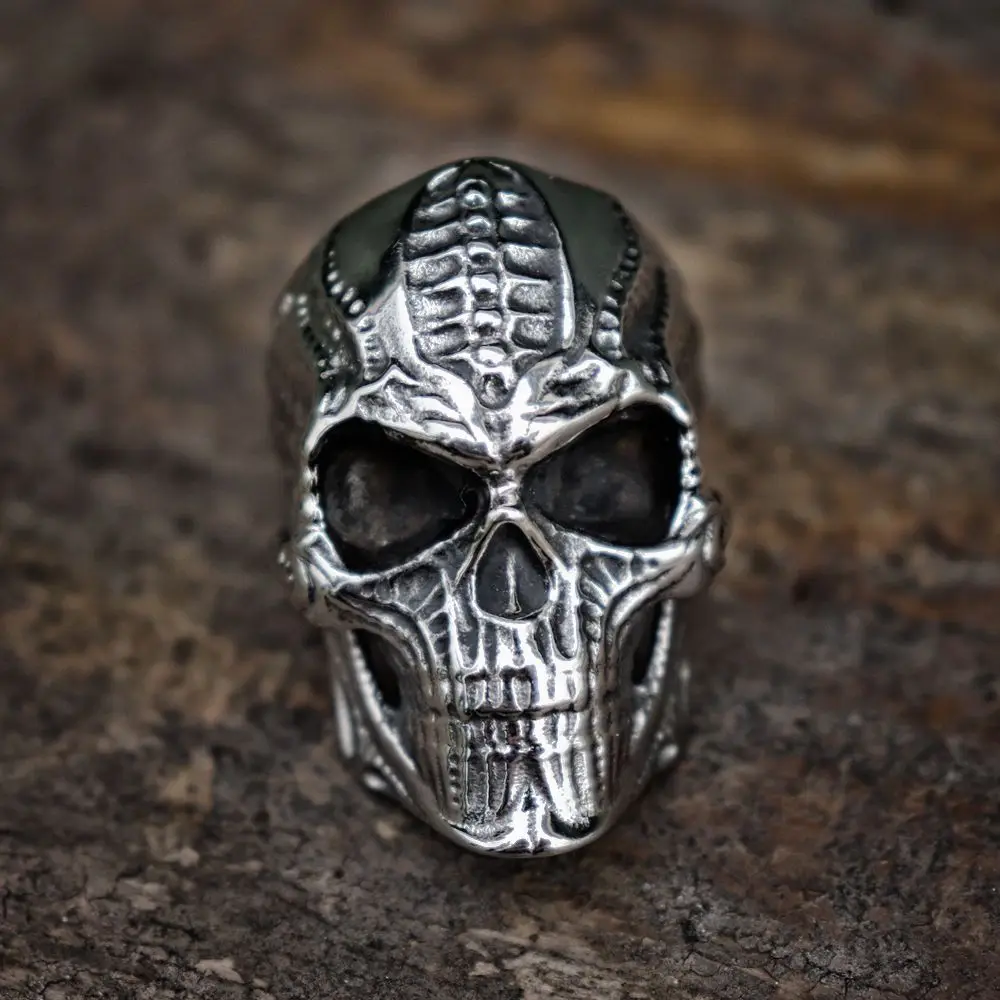 Cool Men's Punk Mechanical Skull Stainless Steel Ring Rock Gothic Biker Rings Steampunk Jewelry
Cool Men's Punk Mechanical Skull Stainless Steel Ring Rock Gothic Biker Rings Steampunk Jewelry