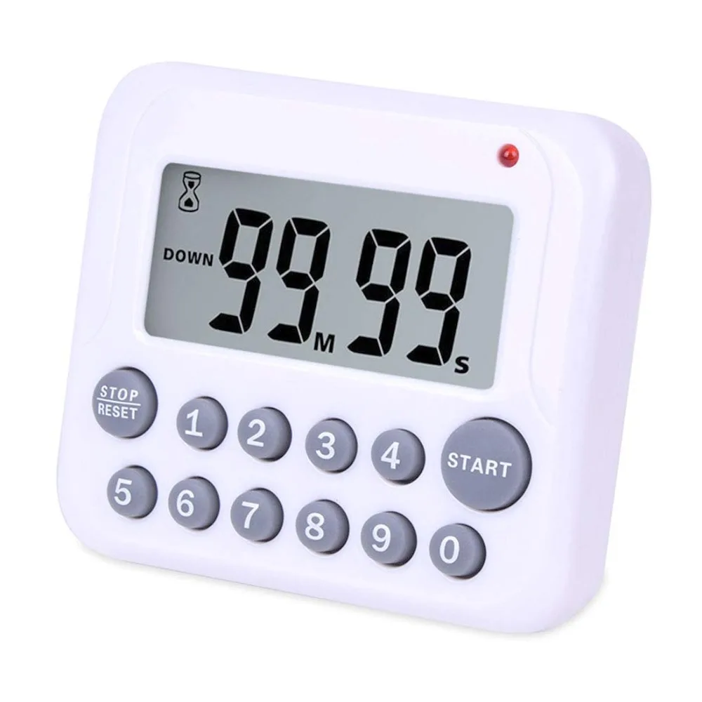 Digital Kitchen Timer Simultaneous Cooking Timing Countdown Up Pocket Timer Loud Alarm Memory Stopwatch Function Magnetic Back
Digital Kitchen Timer Simultaneous Cooking Timing Countdown Up Pocket Timer Loud Alarm Memory Stopwatch Function Magnetic Back