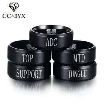 CC Vintage Heroic Alliance Rings For Men And Women Titanium Steel Game Anime Periphery LOL Team Ring Black Color Bijoux CC1345
CC Vintage Heroic Alliance Rings For Men And Women Titanium Steel Game Anime Periphery LOL Team Ring Black Color Bijoux CC1345