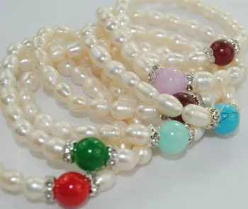 ELASTIC Fashion Freshwater REAL White Pearl Bracelet Bangle for Women/Lady/Girls/Female Beautiful Jewelry
ELASTIC Fashion Freshwater REAL White Pearl Bracelet Bangle for Women/Lady/Girls/Female Beautiful Jewelry