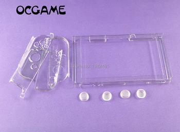 OCGAME 8sets/lot Hard Crystal Protective Transparent Case Cover Shell for NS Switch Console Case Cover + Thumb Caps with package
OCGAME 8sets/lot Hard Crystal Protective Transparent Case Cover Shell for NS Switch Console Case Cover + Thumb Caps with package