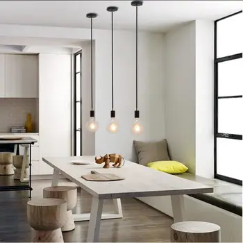 E27 110V/220V black socket pendant light vintage 5 heads white pendant lamp Iron hanging lamp restaurant dining room cafe bar
E27 110V/220V black socket pendant light vintage 5 heads white pendant lamp Iron hanging lamp restaurant dining room cafe bar