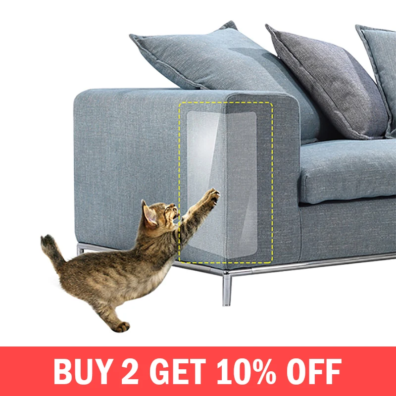 2 Pcs PVC Transparent Cat Scratch Stickers Anti-grab Sofa Furniture Protection Prevent Damaged Sticker Cats Pets Supplies
2 Pcs PVC Transparent Cat Scratch Stickers Anti-grab Sofa Furniture Protection Prevent Damaged Sticker Cats Pets Supplies