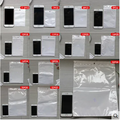 Wholesale 12*22cm White / Clear Self Seal Zipper Plastic Retail Storage Packaging Bag, Ziplock Bag Retail Package With Hang Hole
Wholesale 12*22cm White / Clear Self Seal Zipper Plastic Retail Storage Packaging Bag, Ziplock Bag Retail Package With Hang Hole