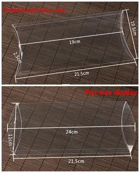 20pcs/lot-2.5*11*21.5cm Clear PVC Pillow Box Wedding Favor Bridal Candy Gift packaging Boxes Party Supplies souvenir Boxes 
20pcs/lot-2.5*11*21.5cm Clear PVC Pillow Box Wedding Favor Bridal Candy Gift packaging Boxes Party Supplies souvenir Boxes