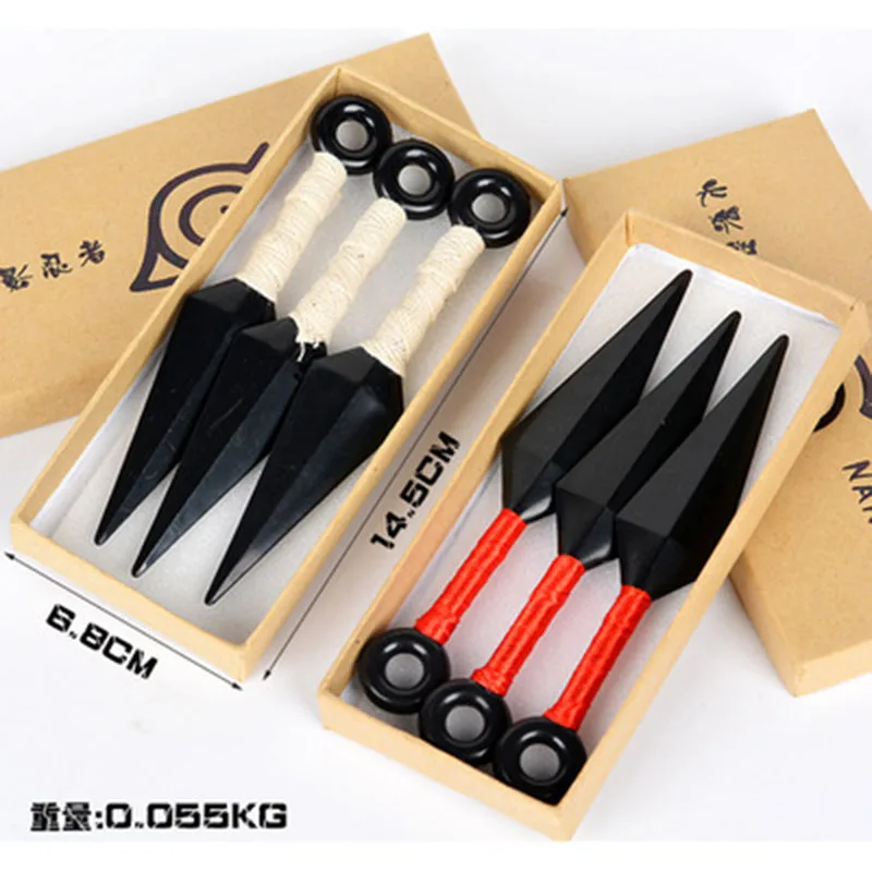 Anime Naruto Ninja Kunai Shuriken PVC Weapons Props Hand Sword knives For Throwing Cosplay Accessories 3Pcs/Set
Anime Naruto Ninja Kunai Shuriken PVC Weapons Props Hand Sword knives For Throwing Cosplay Accessories 3Pcs/Set