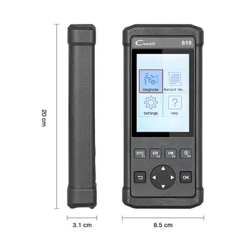 Launch smart Creader 619 Creader car diagnostic 6011 obd2 full functions smart code scanner tool pro with PC online printing
Launch smart Creader 619 Creader car diagnostic 6011 obd2 full functions smart code scanner tool pro with PC online printing